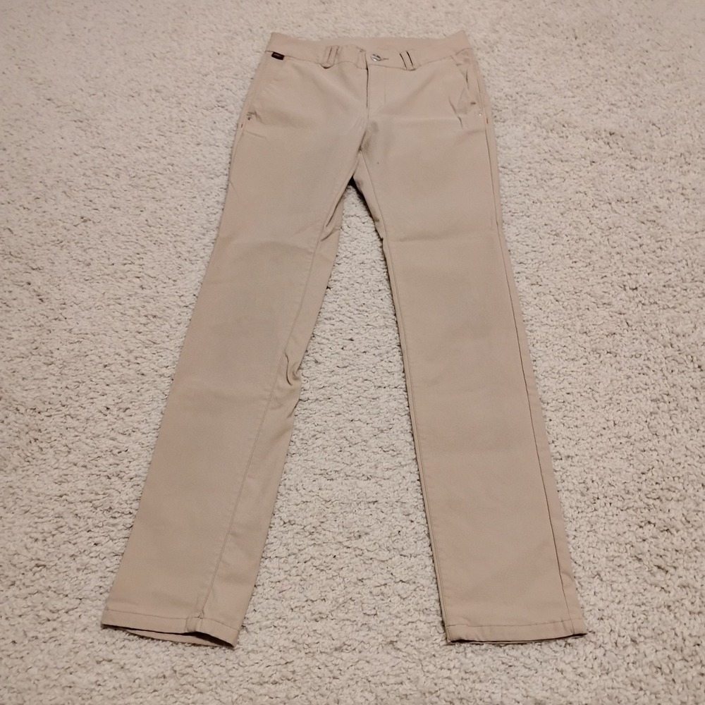 Kjus Pants Womens 36 Small Beige Ikala 5 Pocket Stretch Golf Performance (27x29)